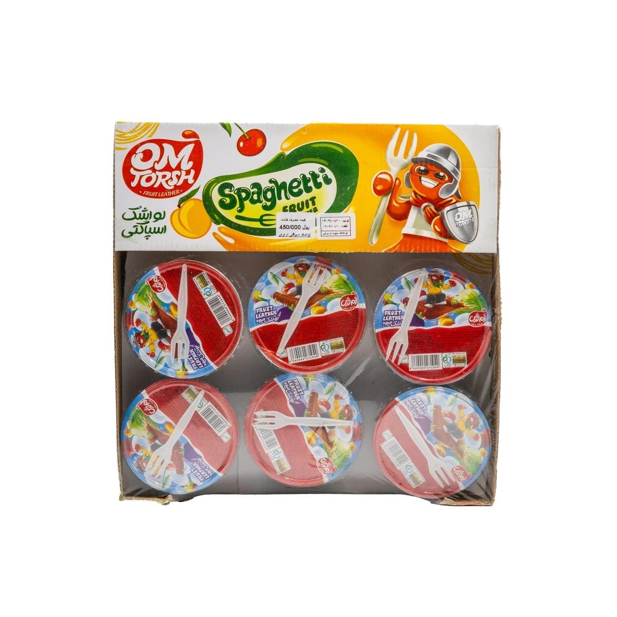 Omtorsh Fruit Leather Spaghetti with Syrup