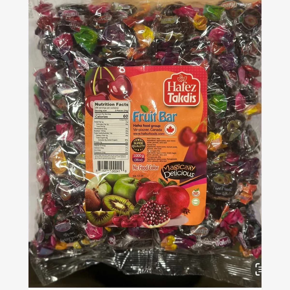 Hafez Takdis Fruit Bar Toffee