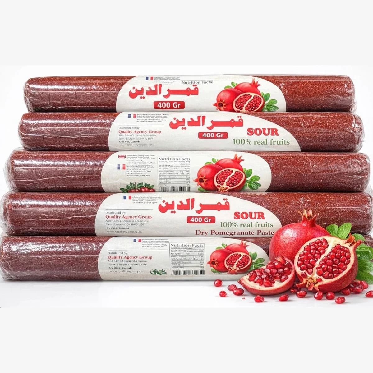 Ghamar Fruit Leather Pomegranate Roll